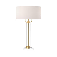 Load image into Gallery viewer, Sasha Table Lamp in Brushed Gold.
