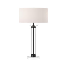 Load image into Gallery viewer, Sasha Table Lamp in Matte Black.
