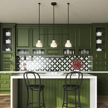 Load image into Gallery viewer, Westlake Linear Pendant Light in kitchen.
