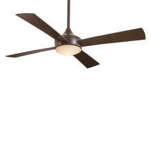 Load image into Gallery viewer, Aluma Outdoor Ceiling Fan in Oil Rubbed Bronze / Tinted Opal/LED.
