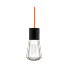 Load image into Gallery viewer, Alva 11-Light LED Pendant Light in Orange/Black.
