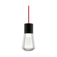 Load image into Gallery viewer, Alva 11-Light LED Pendant Light in Red/Black.
