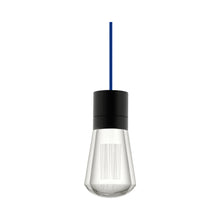 Load image into Gallery viewer, Alva 11-Light LED Pendant Light in Blue/Black.

