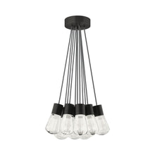 Load image into Gallery viewer, Alva 11-Light LED Pendant Light in Gray/Black.
