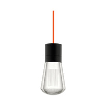 Load image into Gallery viewer, Alva LED Pendant Light in Orange/Black.
