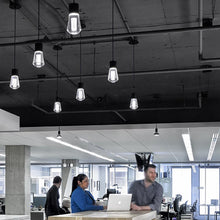 Load image into Gallery viewer, Alva LED Pendant Light in office.
