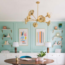 Load image into Gallery viewer, Alyssa Chandelier in living room.
