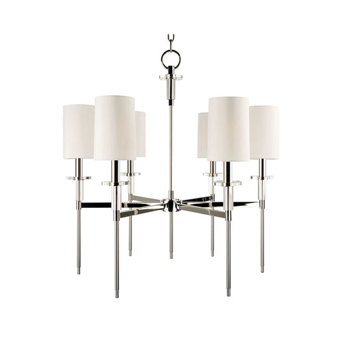Amherst Chandelier in Silver.