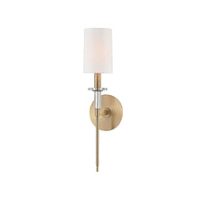 Load image into Gallery viewer, Amherst Wall Light in 1-Light/Small/Aged Brass.
