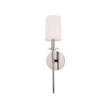 Load image into Gallery viewer, Amherst Wall Light in 1-Light/Small/Polished Nickel.
