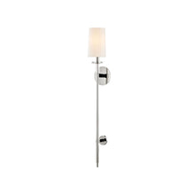 Load image into Gallery viewer, Amherst Wall Light in 1-Light/Large/Polished Nickel.
