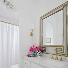 Load image into Gallery viewer, Amherst Wall Light in bathroom.
