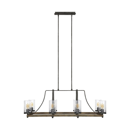 Angelo Linear Pendant Light in Grey.