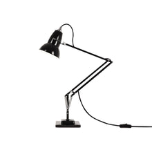 Load image into Gallery viewer, Original 1227 Desk Lamp in Gloss Jet Black/Chrome (Medium/Standard Desk Base).
