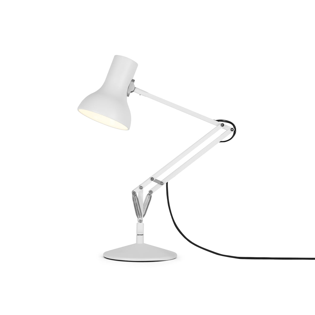 Type 75 Desk Lamp in Alpine White (Standard Desk Base/Small).