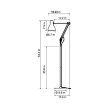Load image into Gallery viewer, Type 75 Floor Lamp - line drawing.
