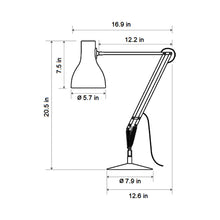 Load image into Gallery viewer, Type 75 Margaret Howell Desk Lamp - line drawing.
