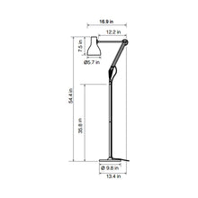 Load image into Gallery viewer, Type 75 Paul Smith Floor Lamp - line drawing.

