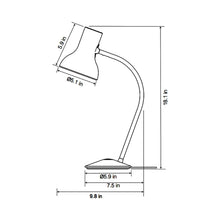 Load image into Gallery viewer, Type 75 Table Lamp - line drawing.
