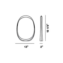 Load image into Gallery viewer, Anisha LED Table Lamp - line drawing.
