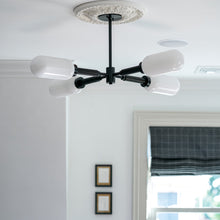 Load image into Gallery viewer, Annex Chandelier in bedroom.
