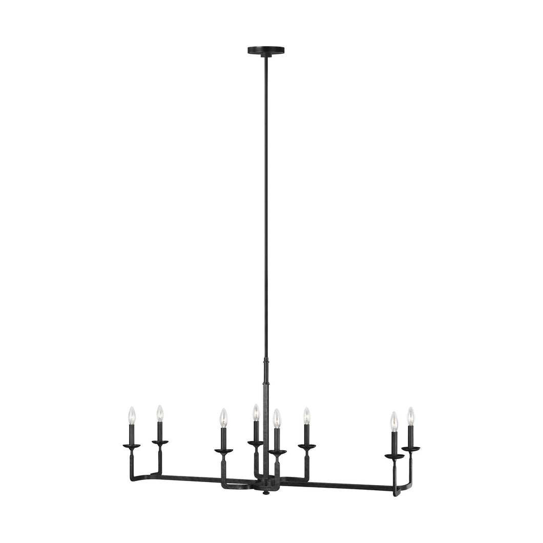 Ansley Chandelier in 8-Light/Linear.