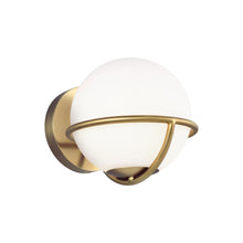 Load image into Gallery viewer, Apollo Bath Wall Light in Burnished Brass.
