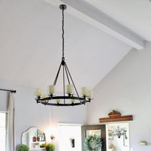 Load image into Gallery viewer, Arcadia Chandelier in living room.
