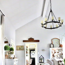 Load image into Gallery viewer, Arcadia Chandelier in living room.
