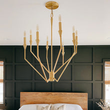 Load image into Gallery viewer, Archie Chandelier in bedroom.
