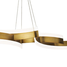 Load image into Gallery viewer, Arcs LED Pendant Light in Detail.
