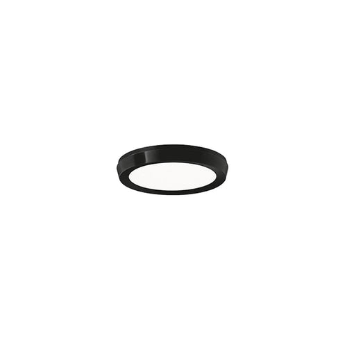 Argo LED Flush Mount Ceiling Light in Black.