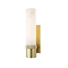 Load image into Gallery viewer, Argon LED Wall Light in Aged Brass.
