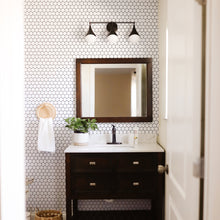 Load image into Gallery viewer, Ariana LED Bath Vanity Light in bathroom.

