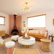 Load image into Gallery viewer, Ariel Chandelier in living room.
