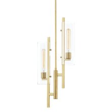 Load image into Gallery viewer, Ariel Pendant Light in Brass.
