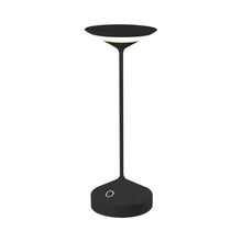 Load image into Gallery viewer, Benjamin Franklin LED Portable Battery Table Lamp in Black.
