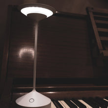 Load image into Gallery viewer, Benjamin Franklin LED Portable Battery Table Lamp in Detail.
