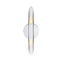 Load image into Gallery viewer, Bolero LED Wall Light in Satin Nickel.
