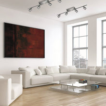 Load image into Gallery viewer, Cayman LED Adjustable Ceiling Light in living room.
