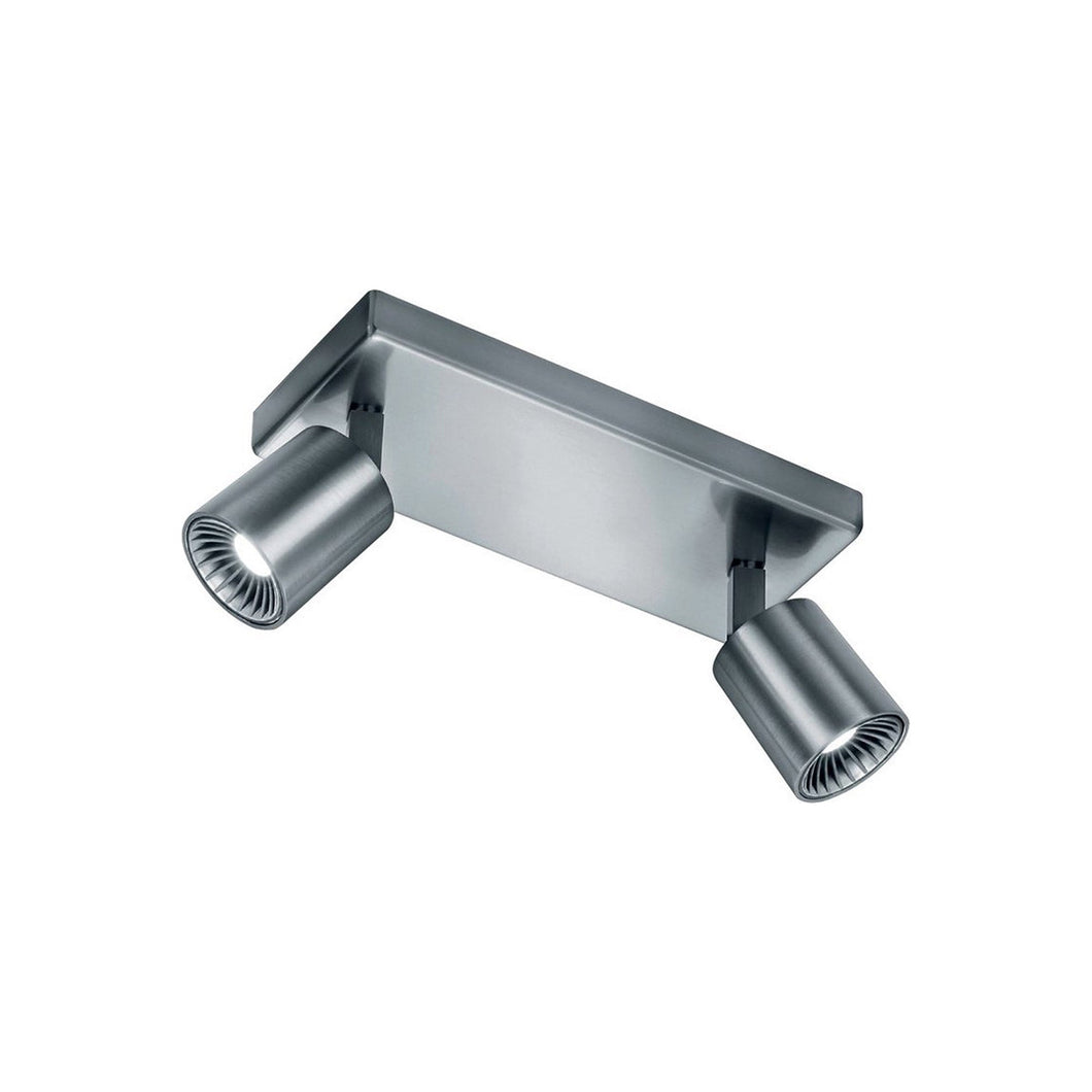 Cayman LED Ceiling /Wall Light in Satin Nickel (2-Light).