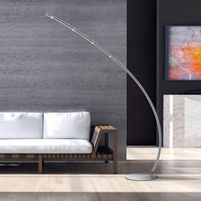 Load image into Gallery viewer, Columbus LED Arch Floor Lamp in living room.
