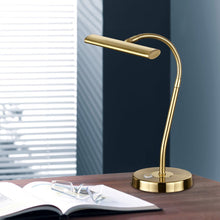 Load image into Gallery viewer, Curtis LED Desk Lamp in office.
