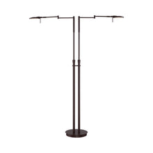 Load image into Gallery viewer, Dessau Turbo LED Floor Lamp in Bronze (Double).
