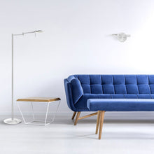 Load image into Gallery viewer, Dessau Turbo LED Floor Lamp in living room.
