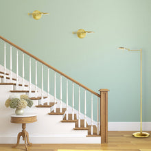 Load image into Gallery viewer, Dessau Turbo LED Floor Lamp in living room.

