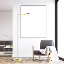 Load image into Gallery viewer, Dessau Turbo LED Floor Lamp in living room.
