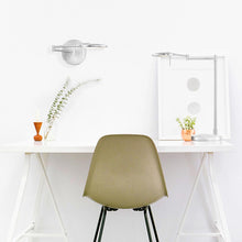 Load image into Gallery viewer, Dessau Turbo LED Table Lamp in office.
