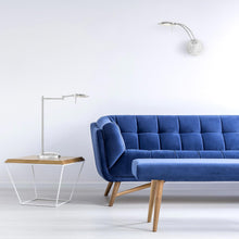 Load image into Gallery viewer, Dessau Turbo LED Table Lamp in living room.
