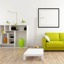 Load image into Gallery viewer, Dessau Turbo LED Table Lamp in living room.

